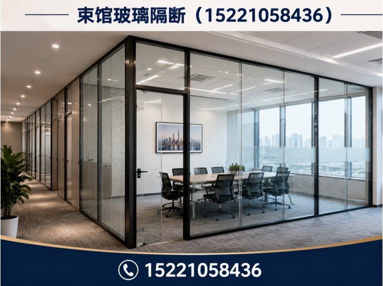 静安区束馆玻璃隔断展示图